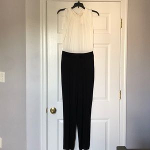 kate spade black and white jumpsuit